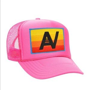 Aviator Nation neon pink trucker hat!!!💖💖💖